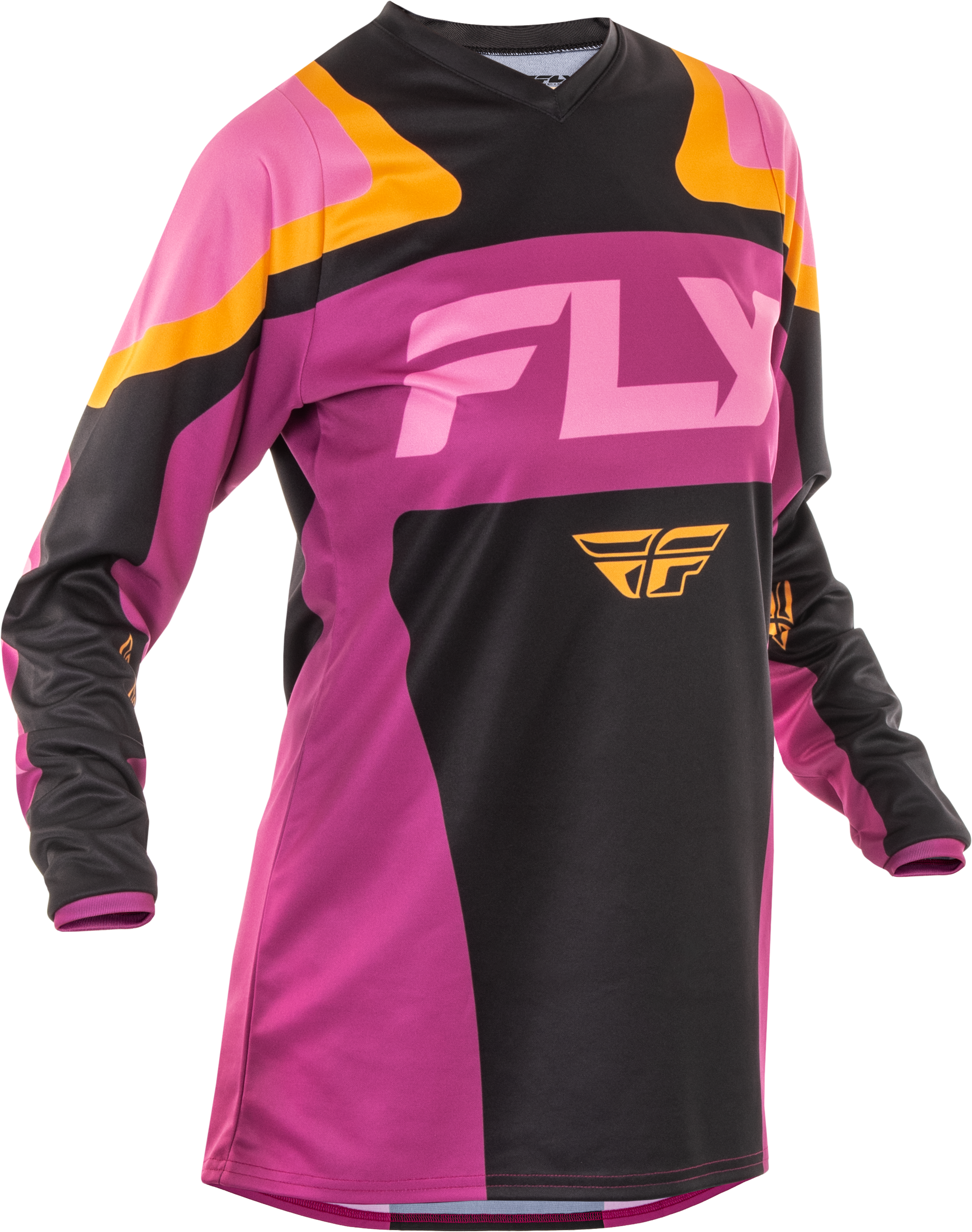 Women's F 16 Jersey Black/Mauve/Yellow 2x