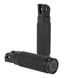 Slash Cut Foot Pegs Pr Black