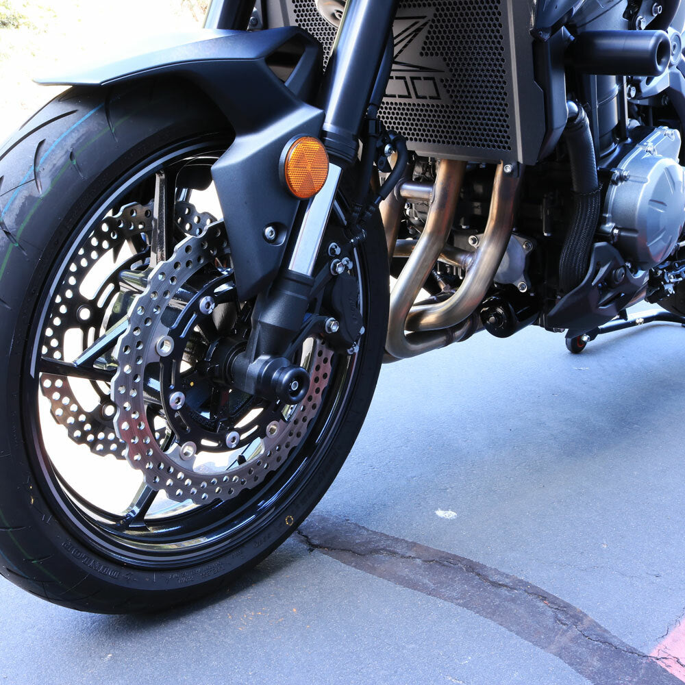 Front Axle Sliders Black