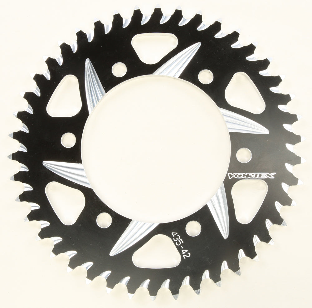 Rear Cat5 Sprocket Aluminum 42t 520 Blk Kaw/Suz/Yam