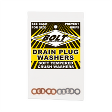 Crush Washers 6x11mm 10/Pk 5 Aluminum & 5 Copper