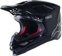 Supertech S M10 Solid Helmet Black Glossy/Carbon Xs