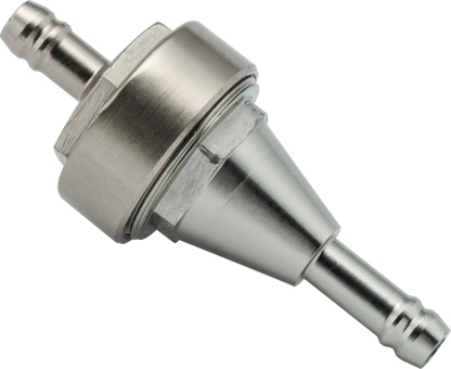 BikeMaster 1/4in Inline Fuel Filter - Titanium