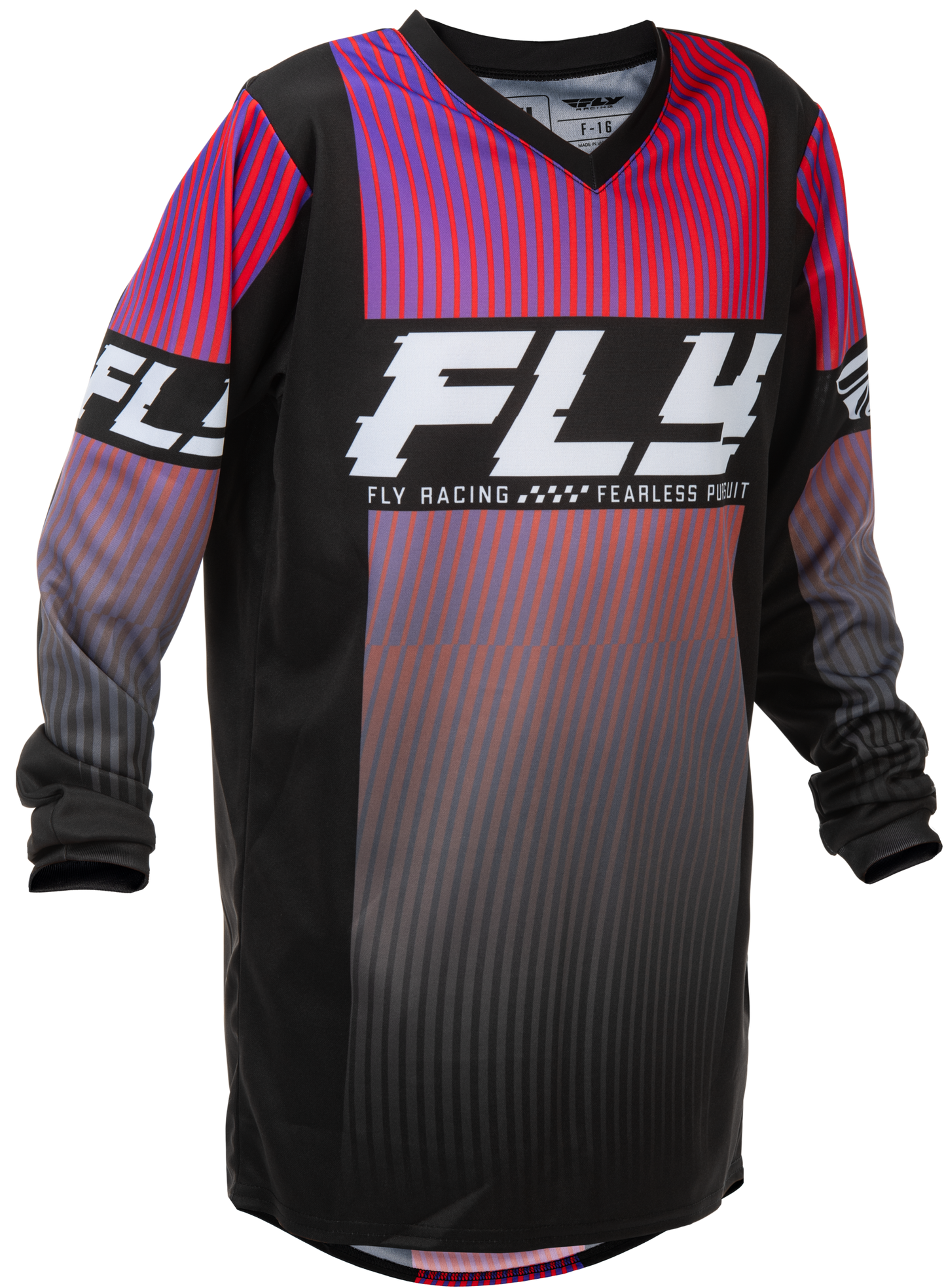 Youth F 16 Jersey Black/Red/Purple Ys