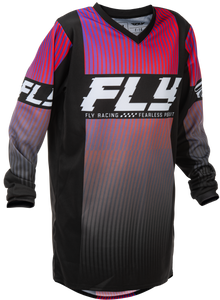 Youth F 16 Jersey Black/Red/Purple Yl