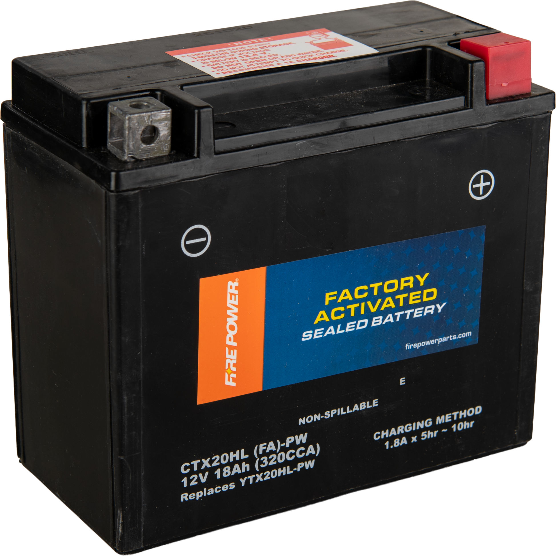 Battery Ctx20hl (Fa) Pw Sealed Factory Activated