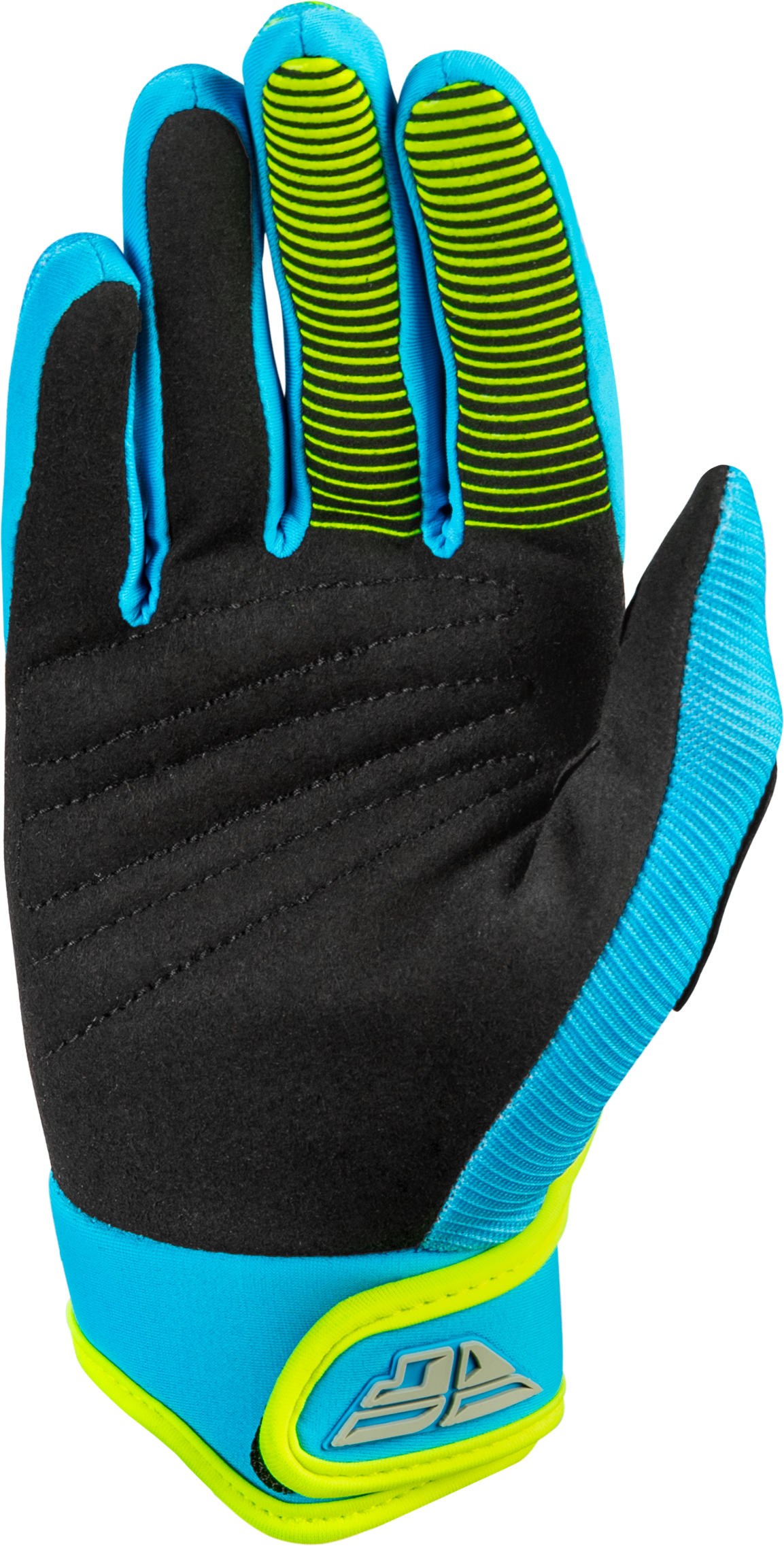 Youth F 16 Gloves Blue/Hi Vis Yxs