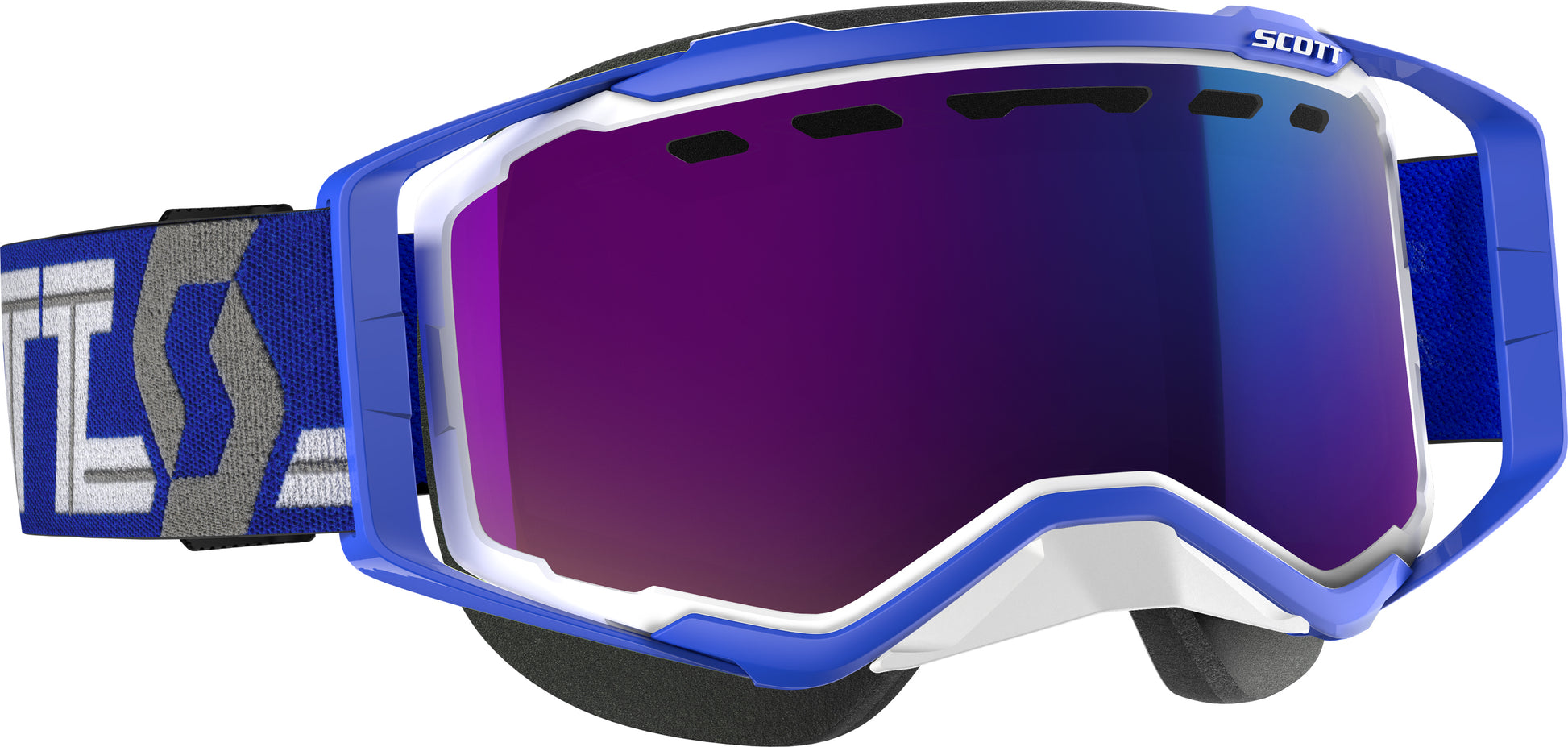 Prospect Snwcrs Goggle Bl/Wht Enhancer Teal Chrome