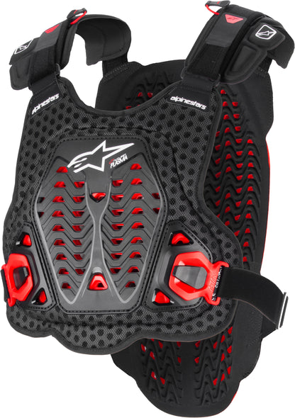A 5 Plasma Chest Protector Black/Red/White Xs/Sm