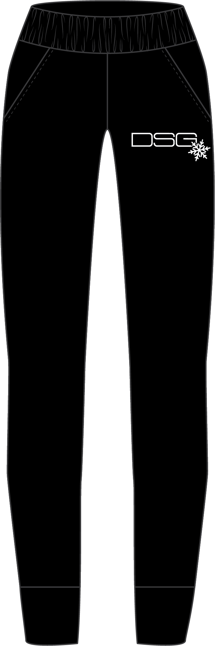Midlayer Pant Black 12