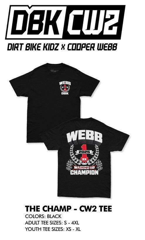 The Champ Cw2 Tee Black 3x