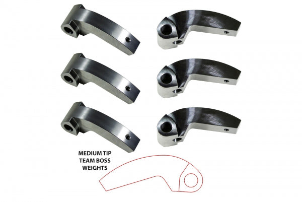 Hypershift Team Med Tip Machined Weights 3/Pk 64.6g