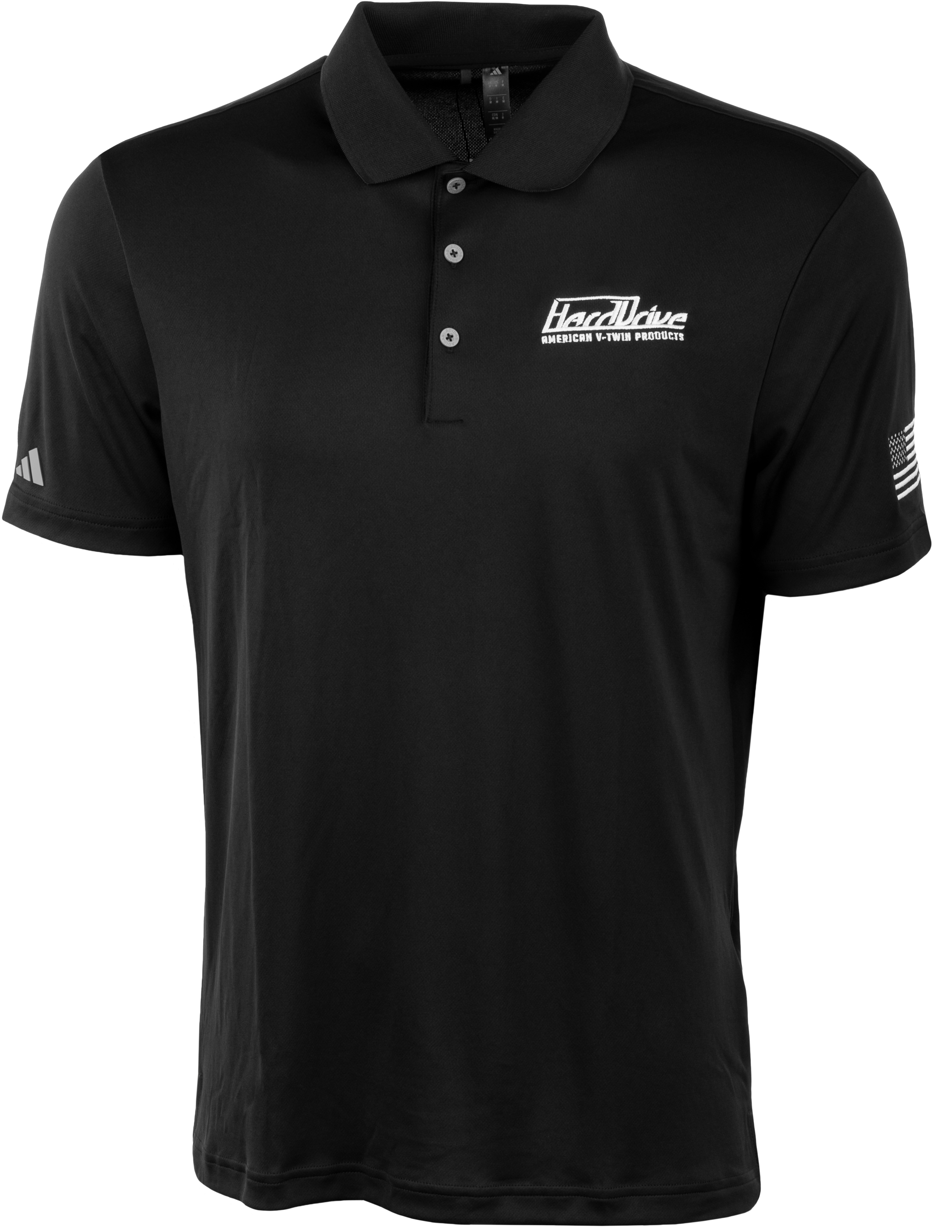 Harddrive Polo Black/White Md
