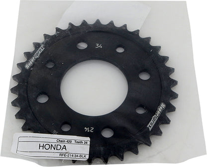 Rear Sprocket Steel 34t 420 Blk Hon
