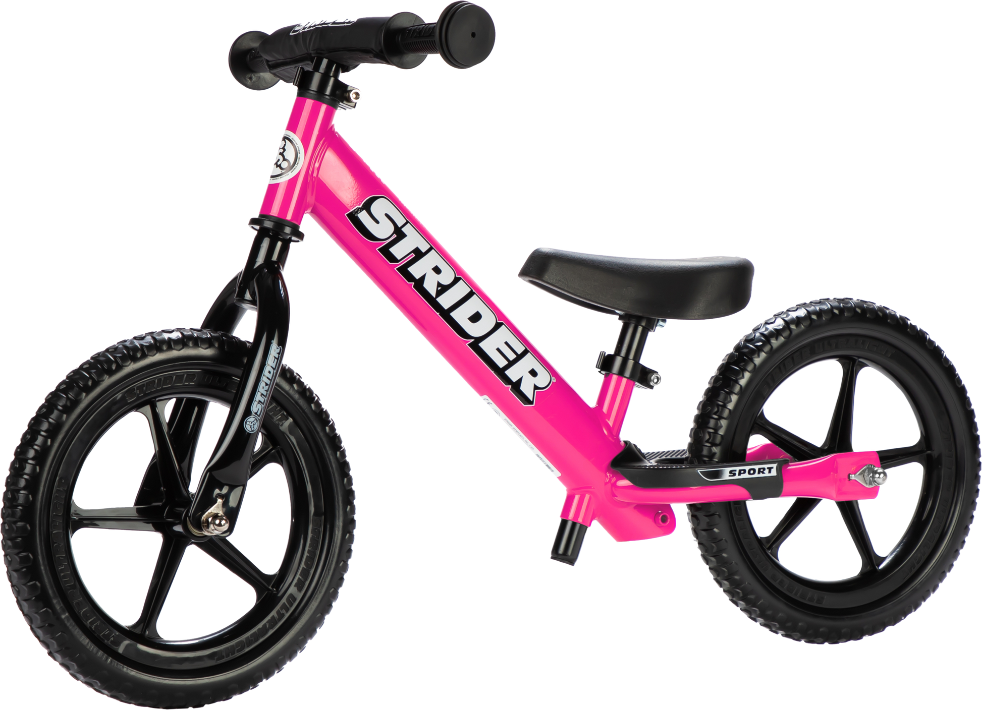 Strider 12 Sport Bike Pink