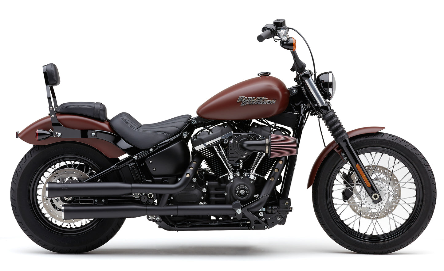 3" Rpt Slip Ons Black Softail 18 22