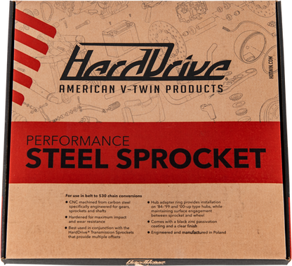 Rear Steel Sprocket 48t Flat 84 22