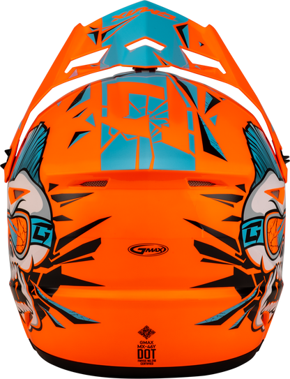 Youth Mx 46y Unstable Helmet Hi Vis Orange/Blue Ym