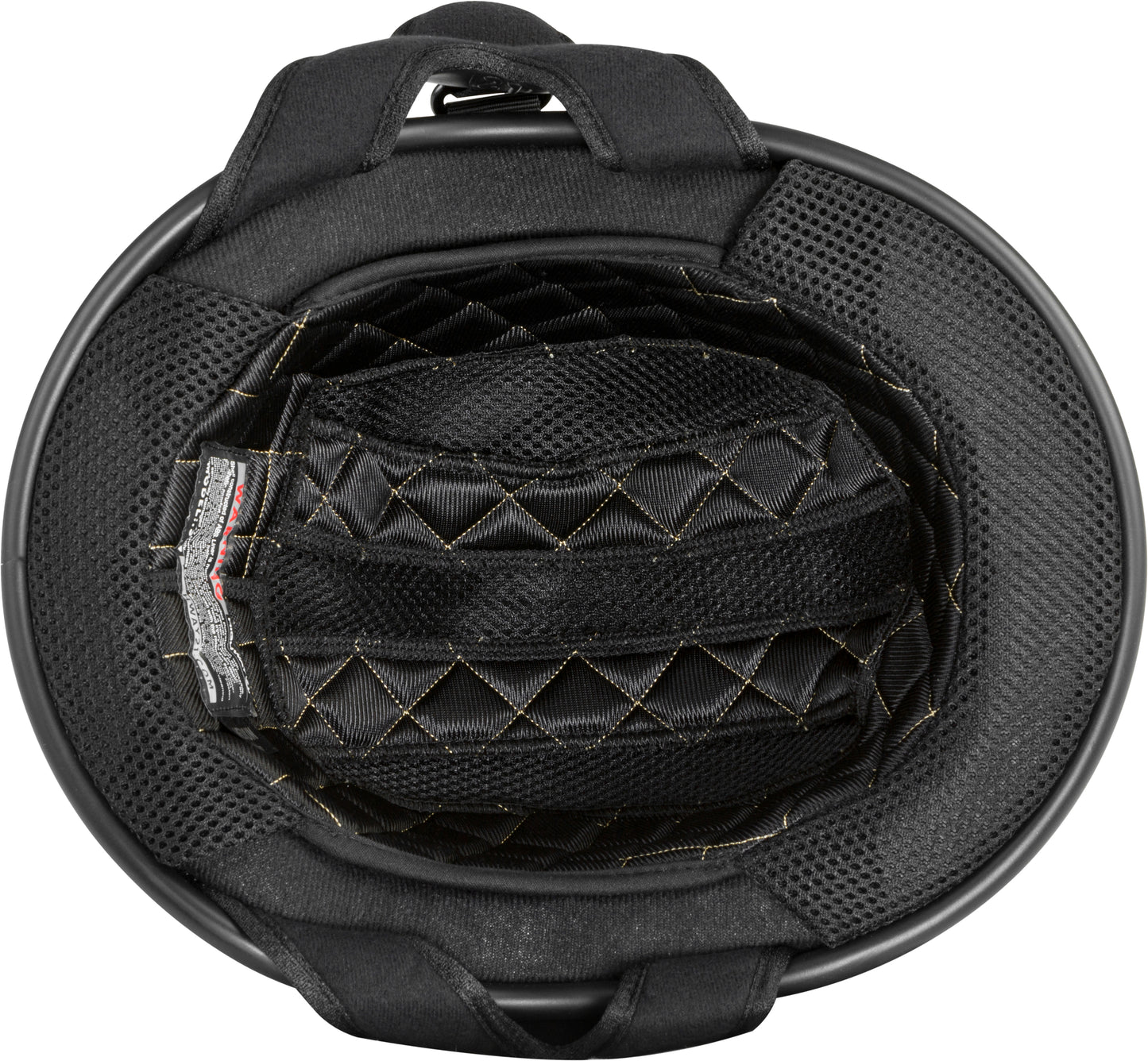 .357 Solid Half Helmet Gloss Black Sm
