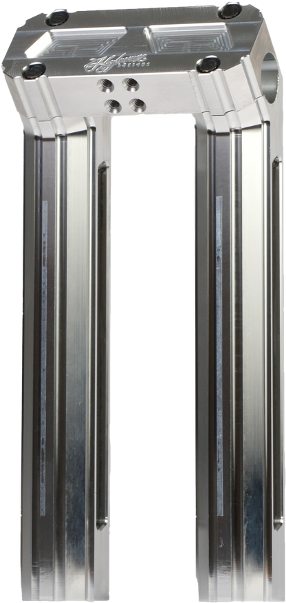 H/D Billet Risers 10" Raw Kickback
