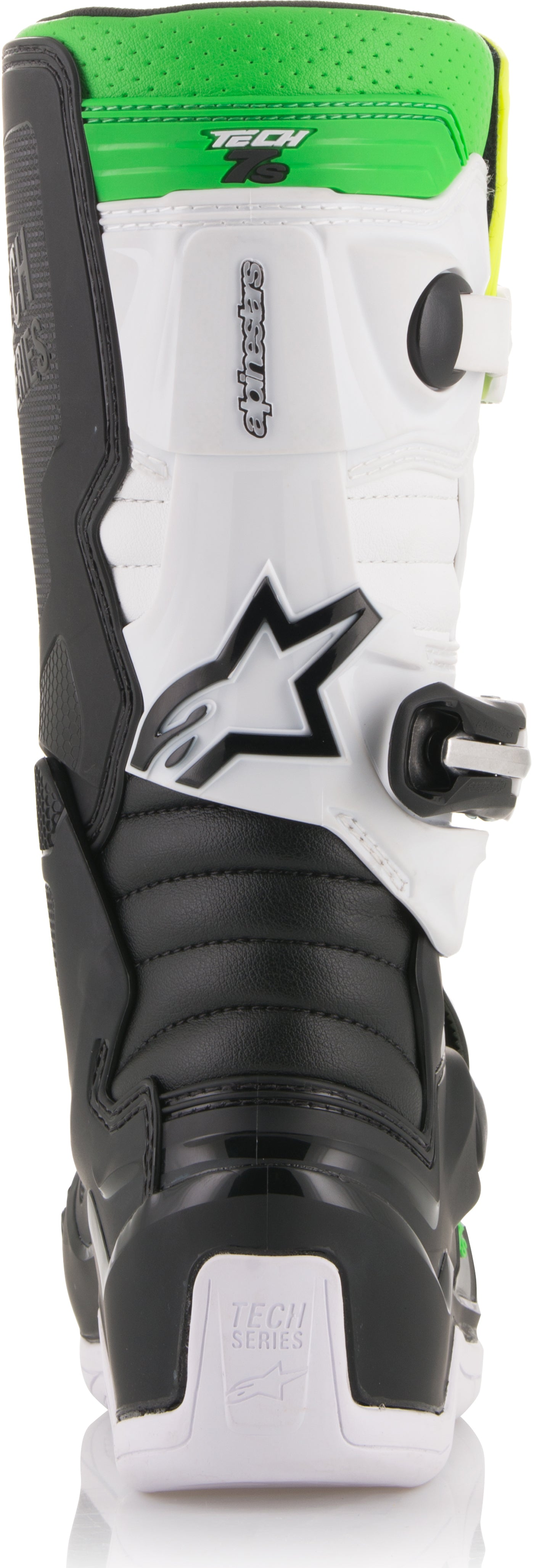 Tech 7s Prodigy Boots Black/White/Yellow Sz 04
