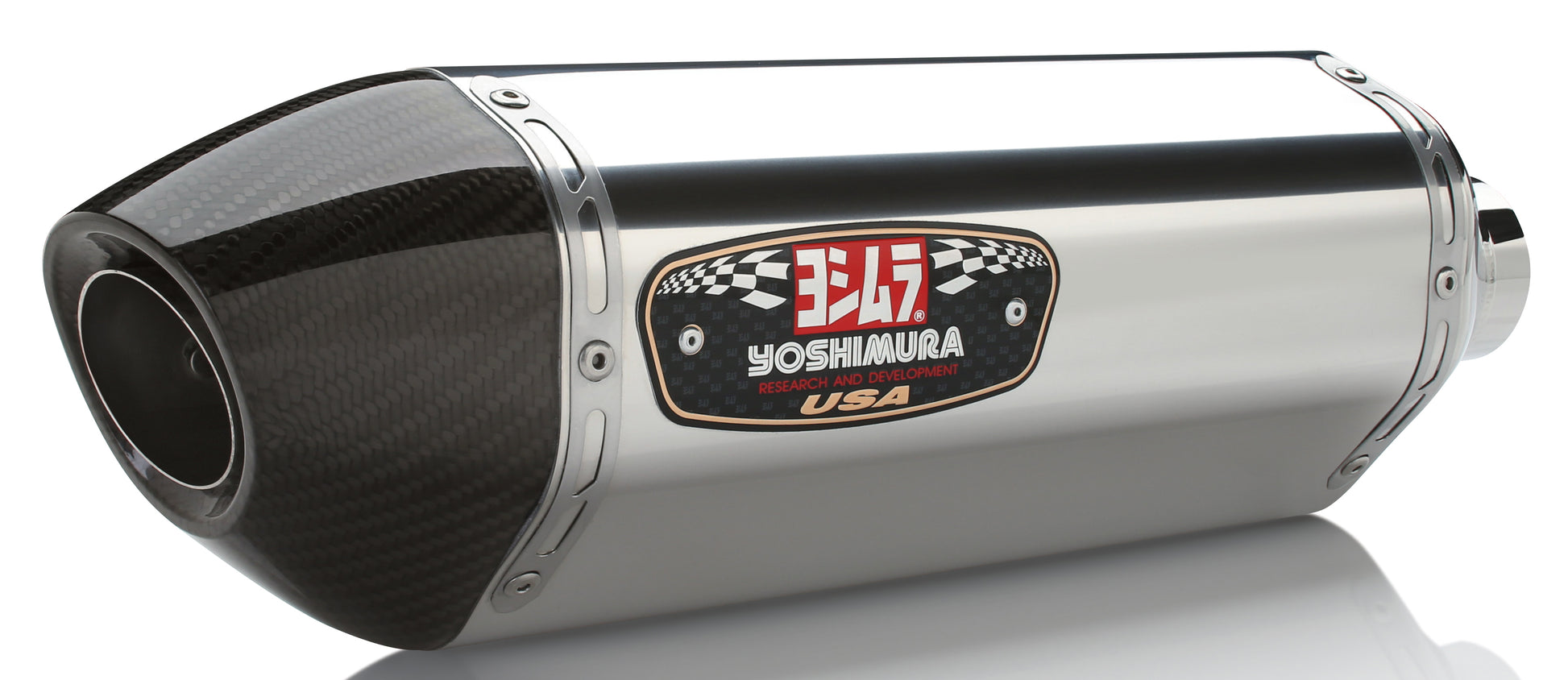 Race Dual R 77 Slip On Exhaust Ss Ss Cf