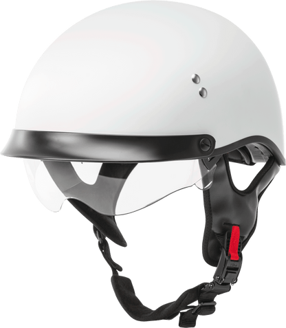 Hh 65 Half Helmet Full Dressed Matte White 2x