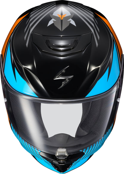 Exo R330 Full Face Helmet Hawker Light Blue Md
