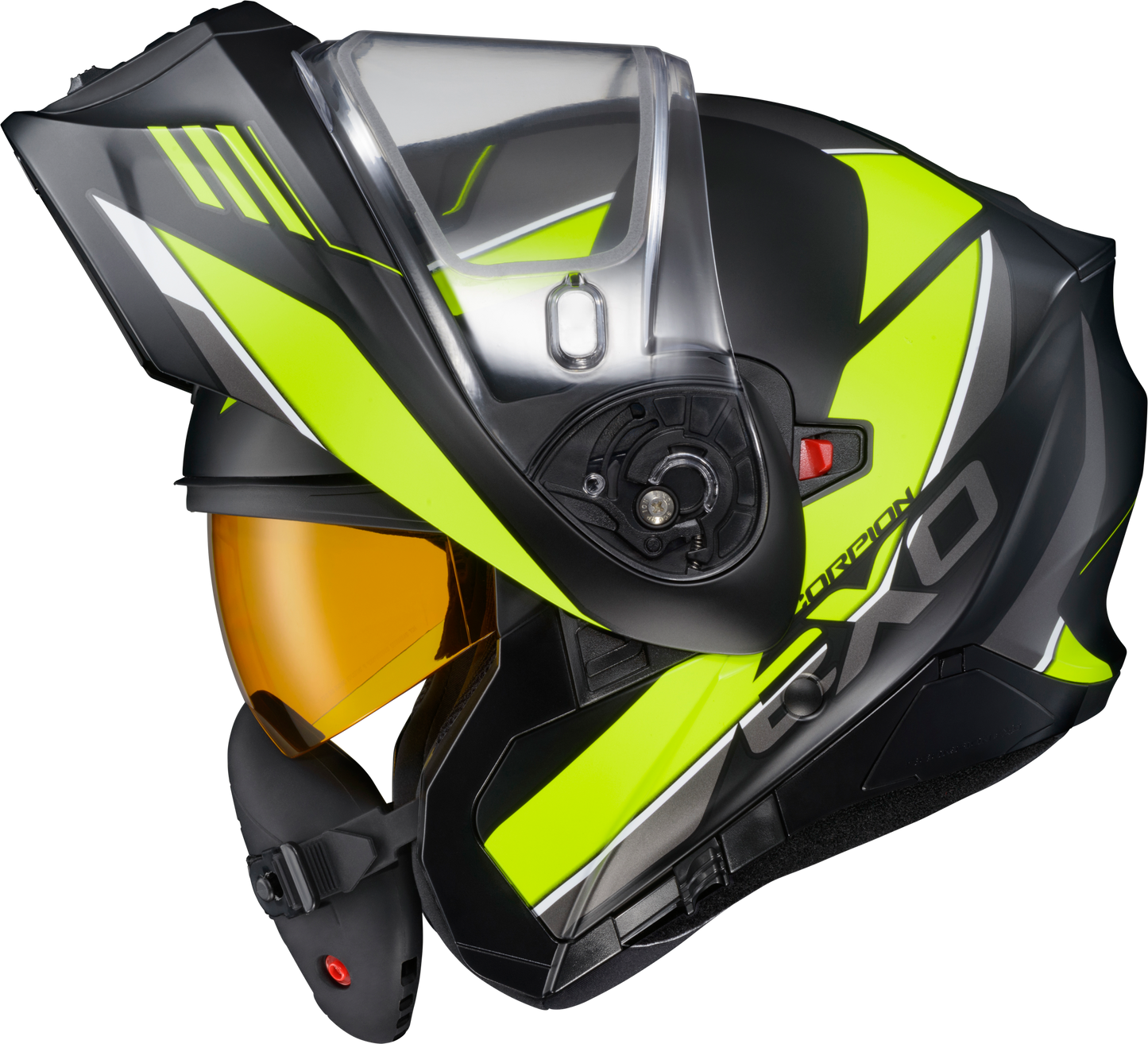 Exo Gt930 Cold Weather Helmet Modulus Hi Vis Lg (Electric)