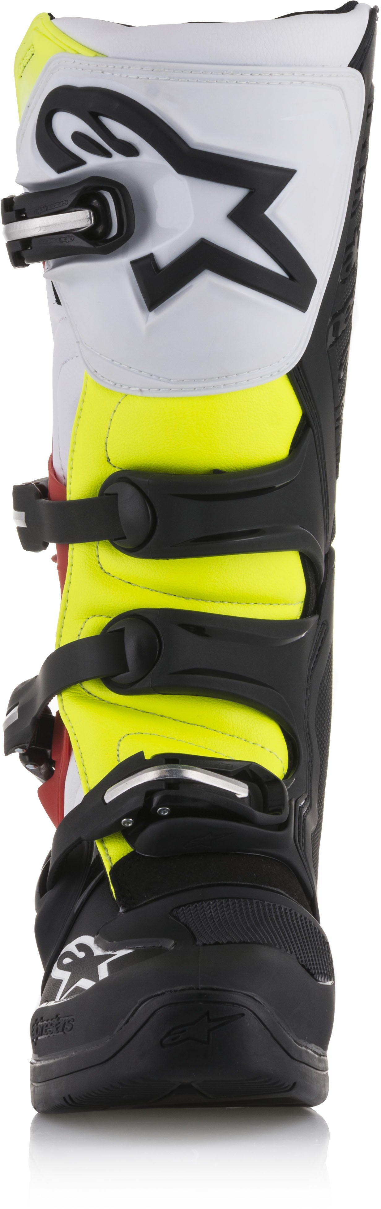 Tech 5 Boots Black/White/Red/Yellow Sz 12
