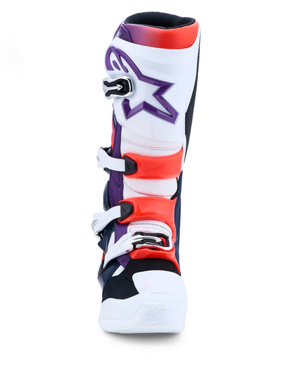 Tech 7 Boots Prpl/Wht/Dk Blue/Red Fluo 8