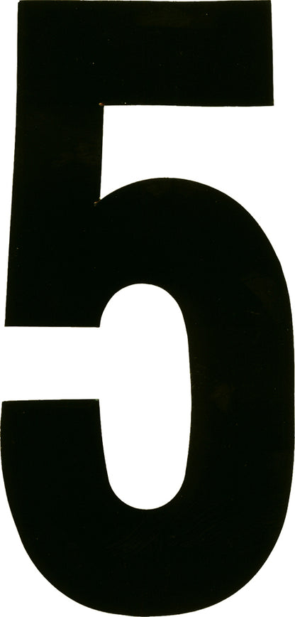 #5 7" Black Extreme Digits 3/Pk