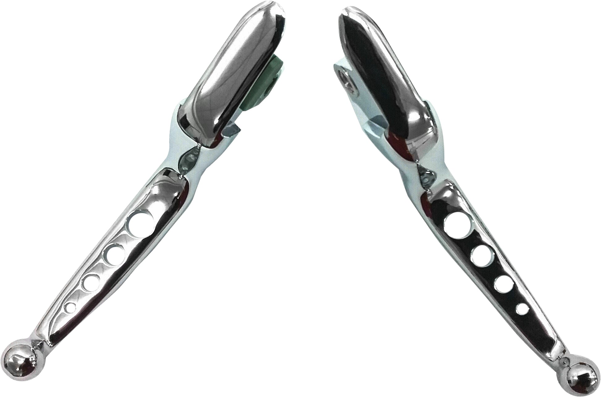 4 Hole Lever Set Chrome Softail 15 17 Cable