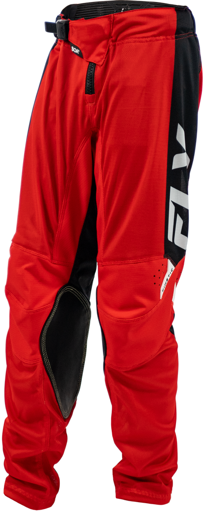 Youth Kinetic Mesh Pants Red/Black/White Sz 24