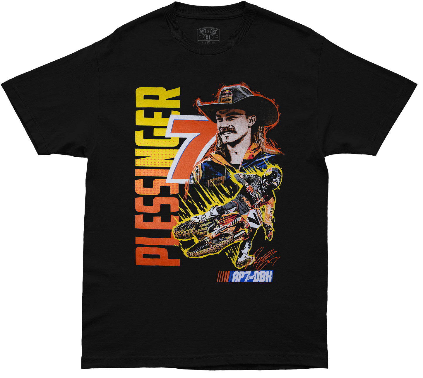 Speedway Tee Black 2x