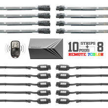 18pc 7 Color Remote