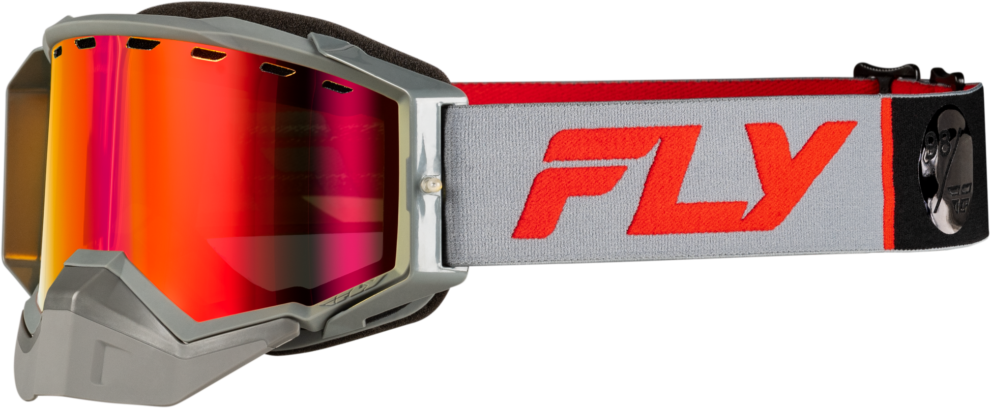 Zone Elite Snw Goggle Grey/Red W/Red Mir/Plrzd Amber Lens