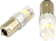 Led Bau15s Py21w Wht Pair Single Contact Offset Pin