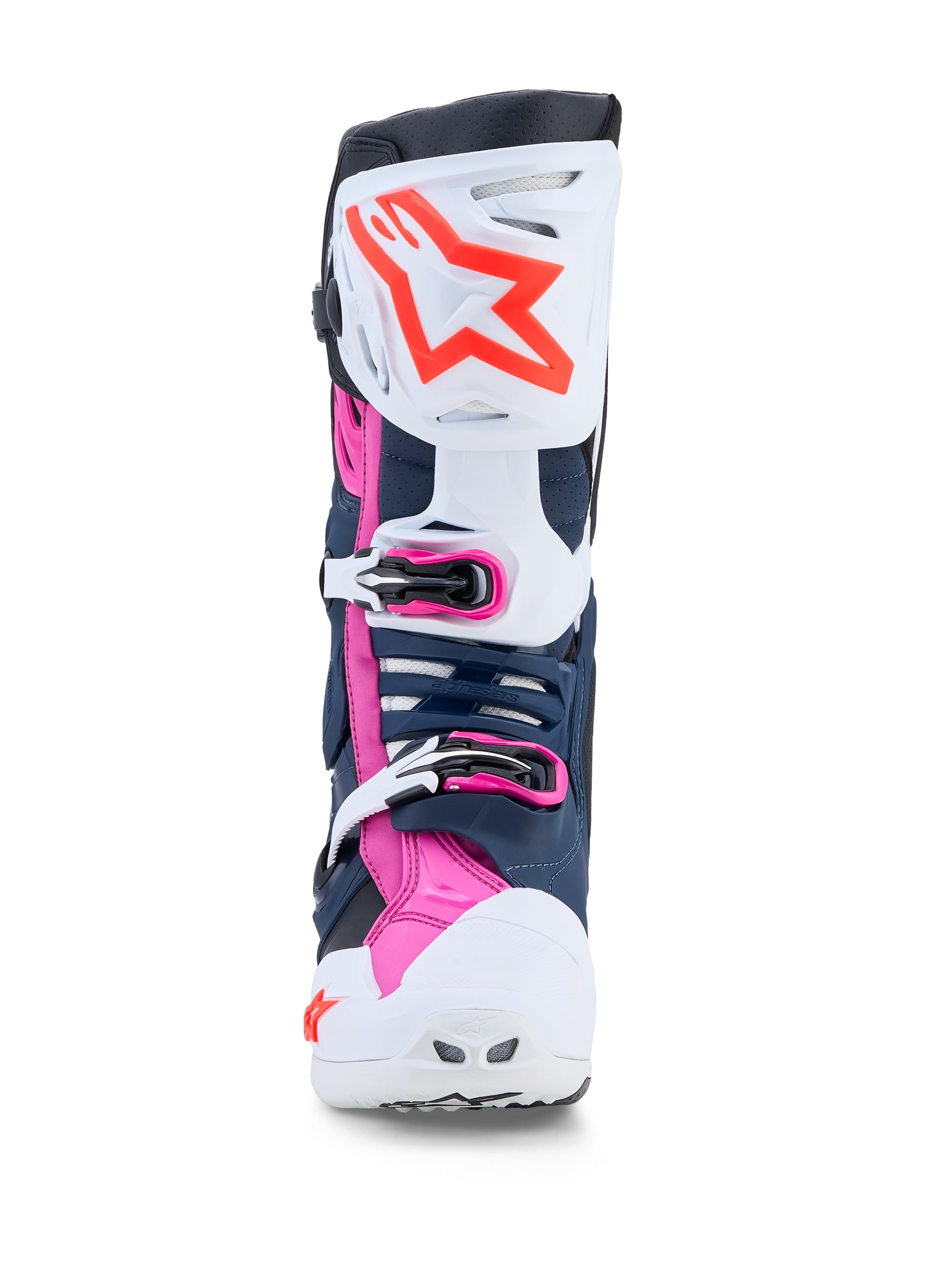 Tech 10 Supervented Boots Drk Blue/Wht/Blk Fuxia 10