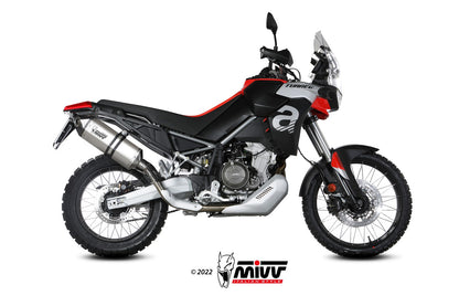 MIVV Slip-on, Speed Edge Titanium, Standard Exhaust For Aprilia Tuareg 660 2022-2023