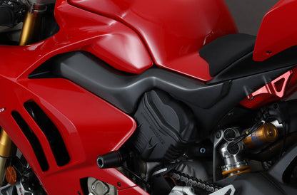 AELLA Carbon Fiber Frame Cover Heat Shields for the Pangiale V4 / R / S / Speciale (2020+)