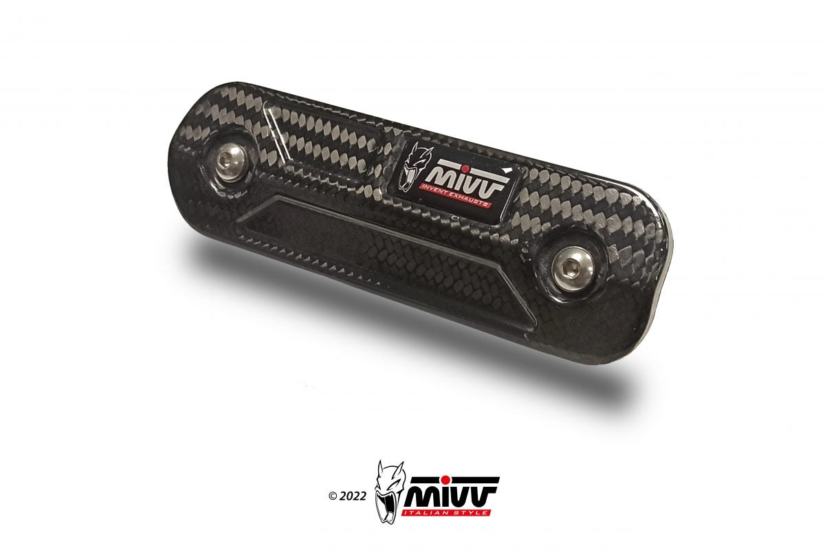 MIVV Carbon Heat Shield Cover (no-kat) For Aprilia Tuareg 660 2022-2023