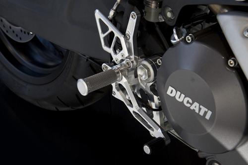 AELLA Riding Step Kit (Rearsets) for the Ducati Monster 696 2008-2009