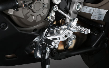 AELLA Riding Step Kit (Rearsets) for the Ducati Multistrada 1200 / 950 / DVT