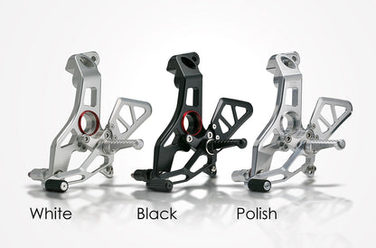 AELLA Riding Step Kit (Rearsets) for the Ducati Supersport 939 / 950