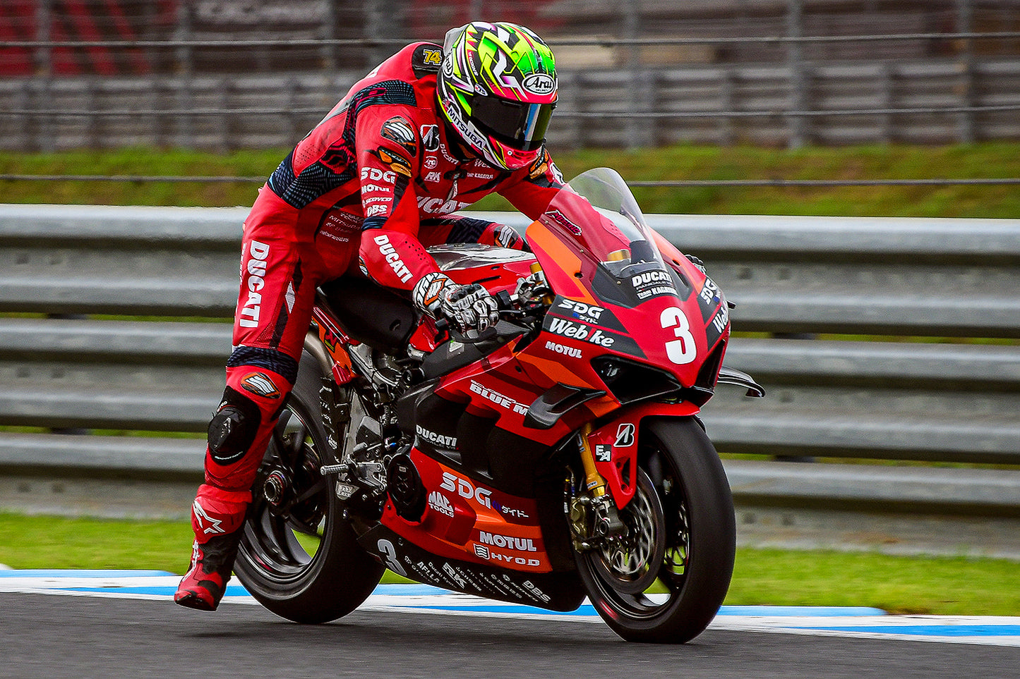 AELLA Riding Step Kit (Rearsets) TEAM KAGAYAMA SP EDITION for the Ducati Panigale V4 (2025+)