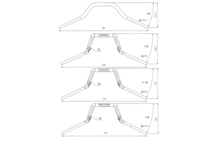 AELLA Aluminum Variable Handlebars for the Ducati Xdiavel