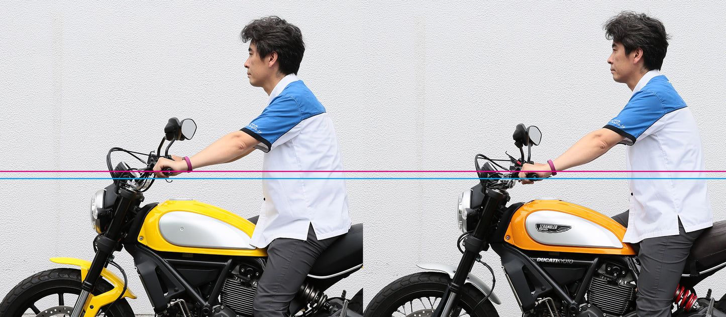 AELLA Low Handlebars for the Ducati Scrambler Icon (2023+)
