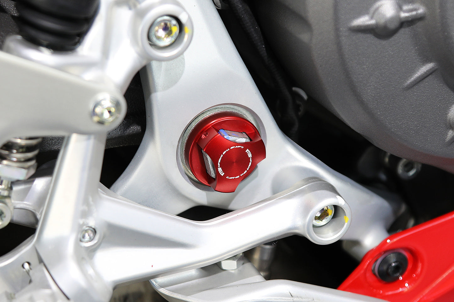 AELLA Swingarm Pivot Bolt Cover for Ducati Panigale V2 (2025+)