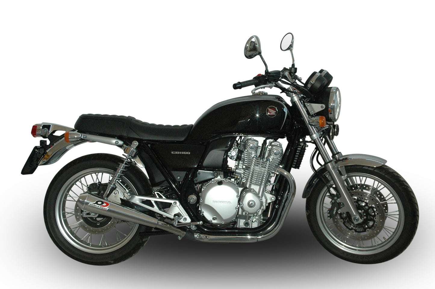 QD Exhausts Twin Magnum Slip-on - Honda CB1100 (2014+)